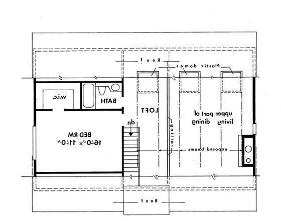 Second Floor Plan image of BERKSHIRE House Plan